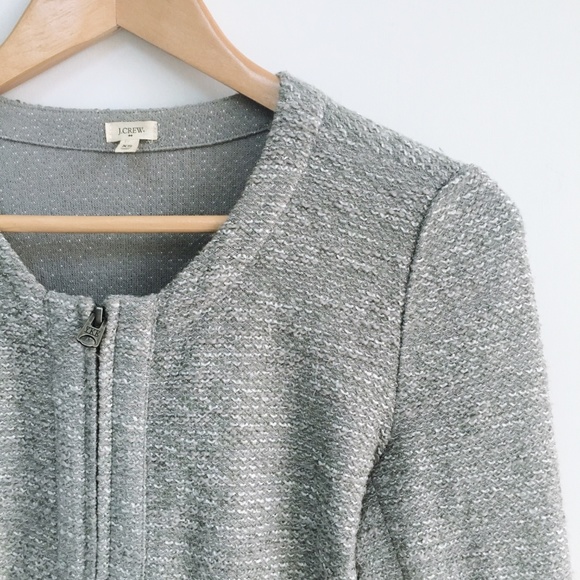 J Crew Bouclé Peplum Jacket - Size xs - Picture 2 of 5